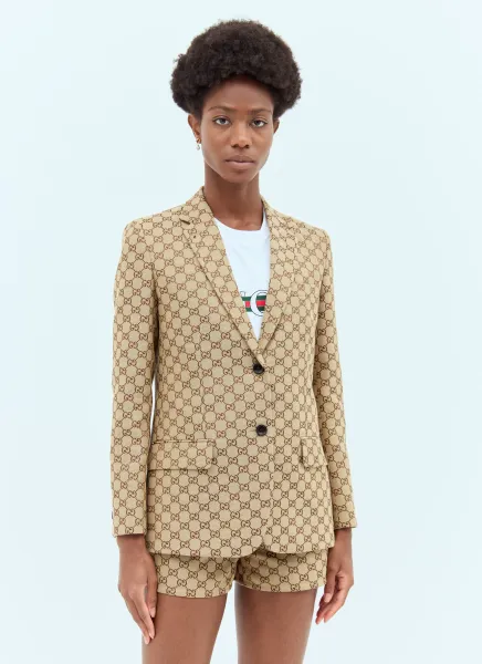 GG Canvas Blazer