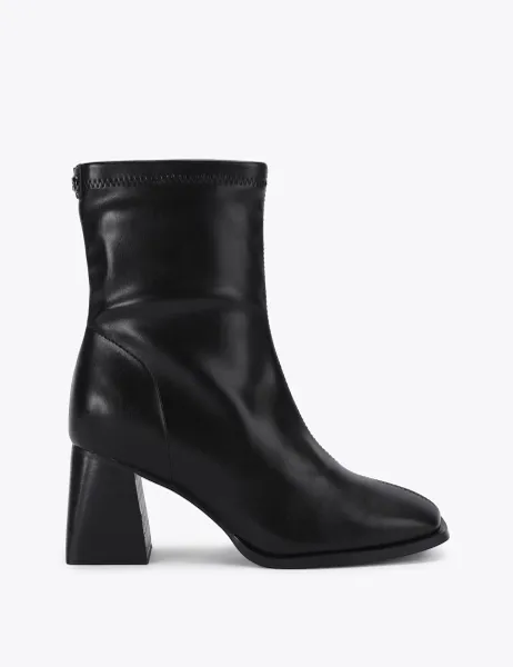 Kurt Geiger Skyler Block Heel Ankle Boots Black