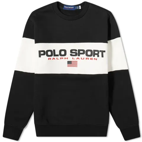 Polo Sport Colourblock Logo Crew Sweat