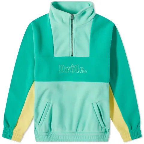 Colour Blocked Drole Quarter Zip