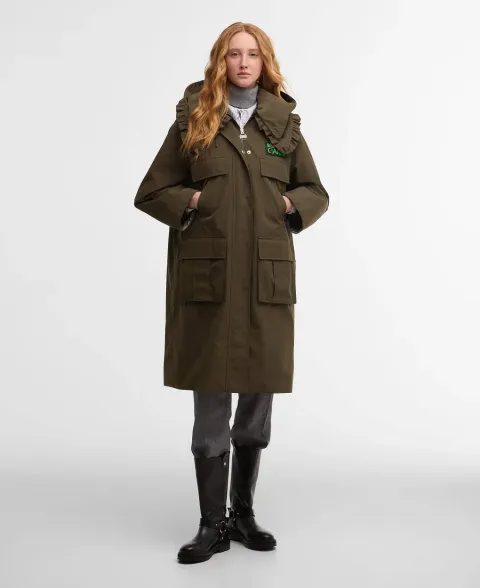 x GANNI Waterproof Parka Jacket