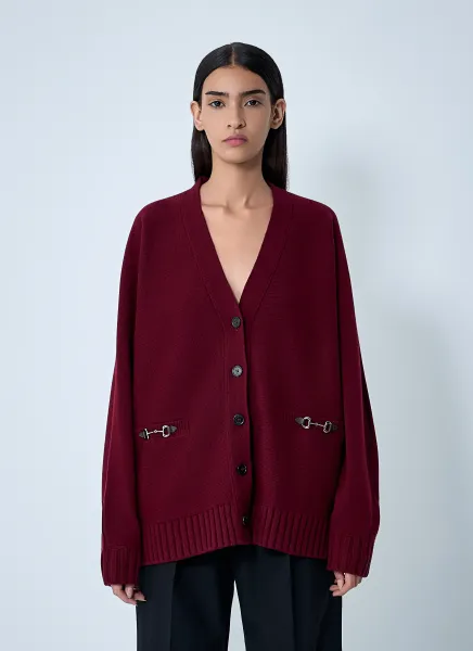 Logo Motif Cardigan