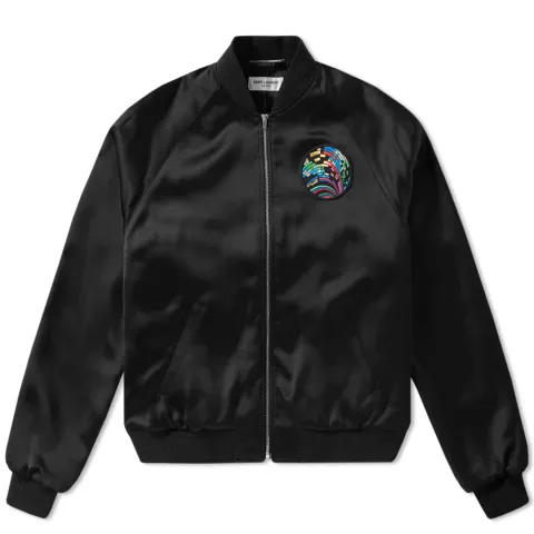 Shark Patch Teddy Souvenir Jacket