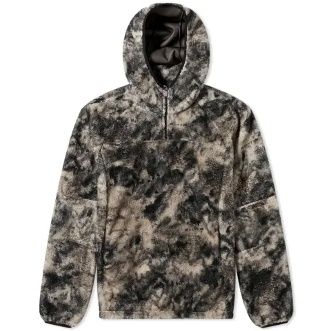 END. x 1017 Alyx 9SM Camo Overdye Hooded Polar Fleece Jacket
