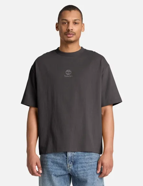 Timberland Shorewood Heavyweight Logo T-Shirt Dark Grey