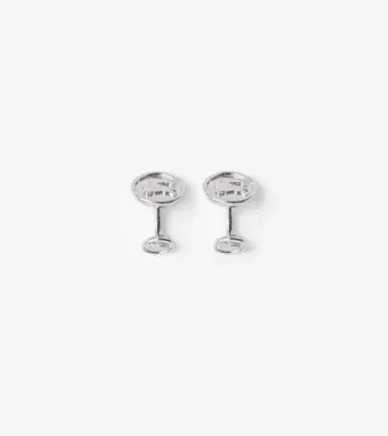 Knight Stamp Cufflinks in Silver