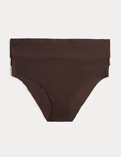 Body by M&S 3 pack Body Invisibles No VPL Brazilian Knickers Zircon