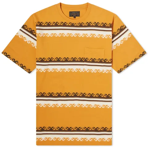 Jacquard Stripe Pocket T-Shirt