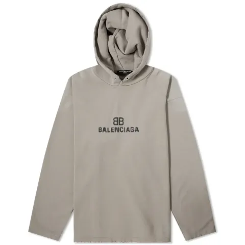 Pixelated Logo Popover Hoodie