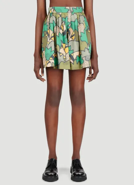 Printed Mini Skirt