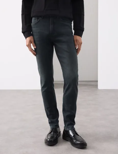Autograph Slim Fit Italian Jeans Grey