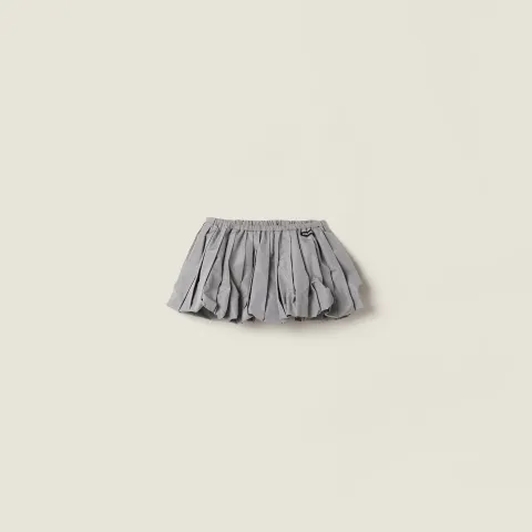 Technical fabric miniskirt