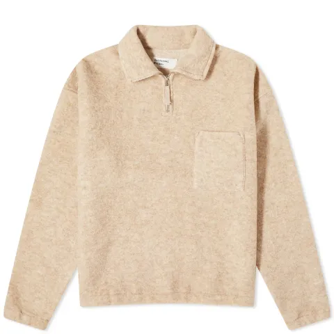 Wool Fleece Ramsay Quarter Zip Sweat
