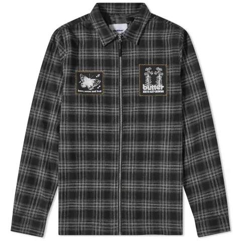 Melody Plaid Zip Overshirt
