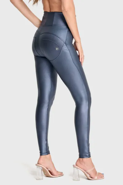 Freddy WRUP Luxe Shimmer - Super High Waisted - Full Length - Deep Blue