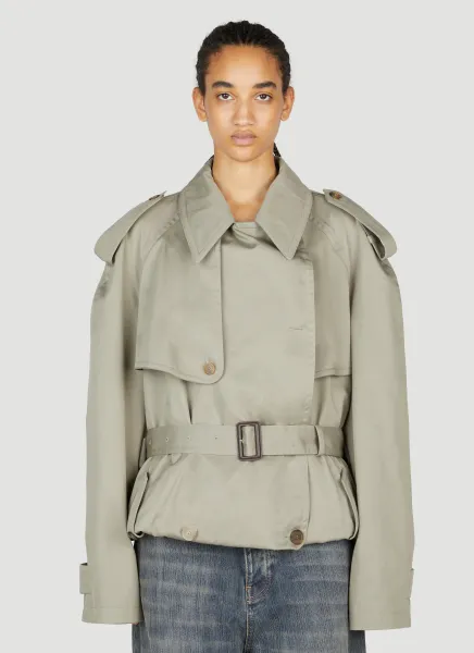 Folded Trench Coat