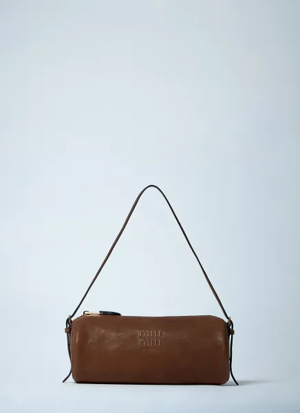 Leather Aviator Handbag