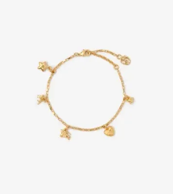Mini Charm Bracelet in Gold