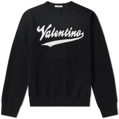 Collegiate Logo Crew Knit