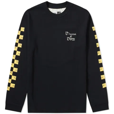 Long Sleeve Skull Tee 'Vincent Van Gogh'
