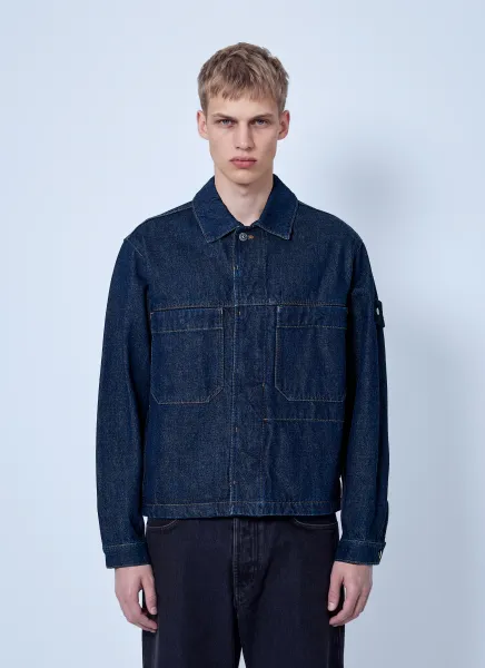 Stone Island Denim Shirt Jacket