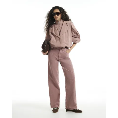 River Island Corduroy Relaxed Straight Leg Jeans
