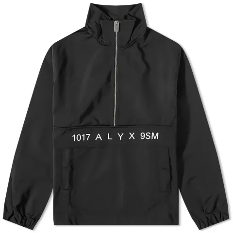 Logo Quarter Zip Windbreaker