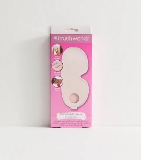 Pink 3D Eyelash Protector Sleep Mask