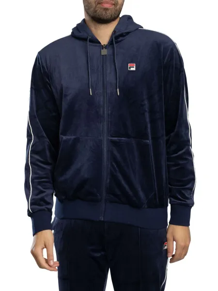 Fila Italo Velour Zip Hoodie