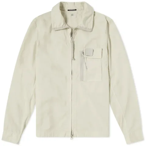 Patch Logo Zip Overshirt