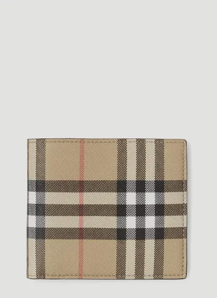 Vintage Check Bifold Wallet