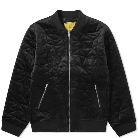 Velour Bomber Jacket