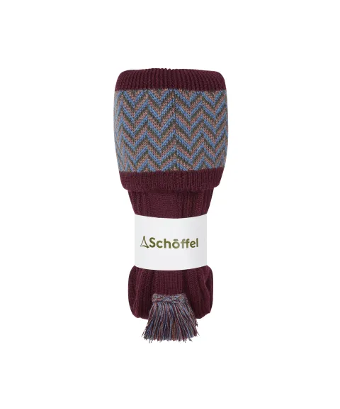 Schöffel Country Men's Herringbone Socks - Port