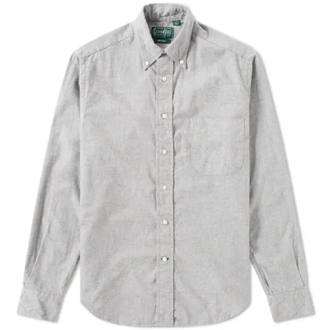 Solid Brushed Flannel Shirt