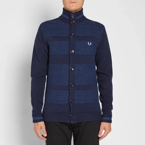 Fred Perry Patchwork Cardigan