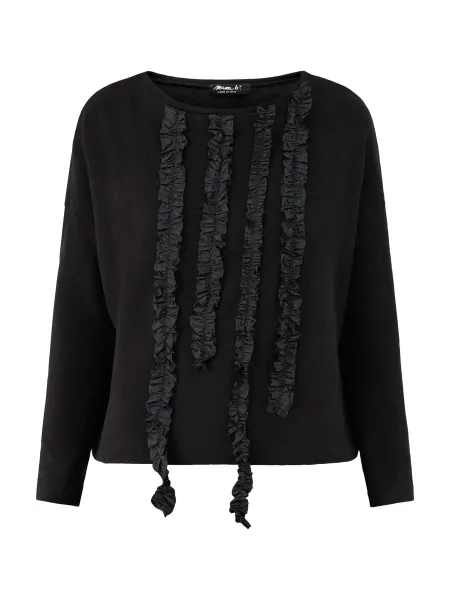 Mama B Taffeta Detail Long-Sleeved Knitted Jumper