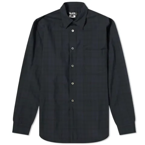 Blackwatch Tartan Wool Overshirt