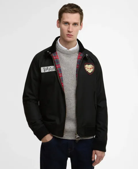 x Baracuta Badged Porton Wax Jacket