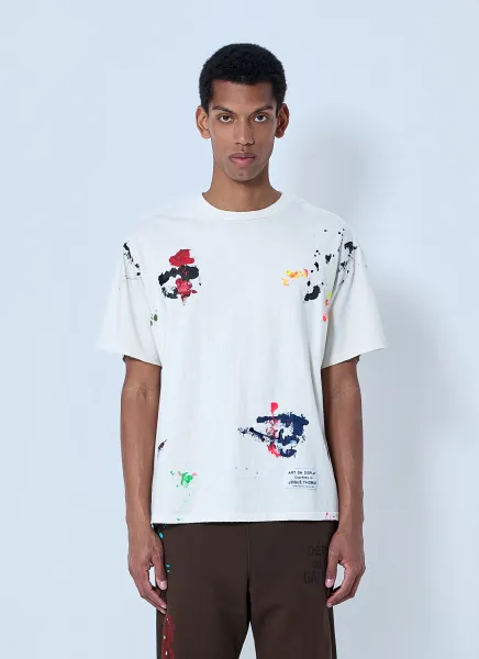 Abstract Print Cotton T-Shirt