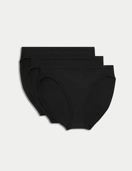 Body by M&S 3pk Flexifit Modal High Leg Knickers