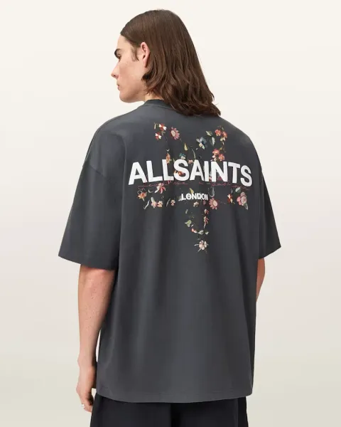 Pentacle Oversized Short Sleeve Graphic T-Shirt