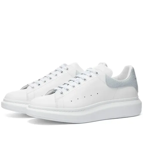 Snake Heel Tab Wedge Sole Sneaker