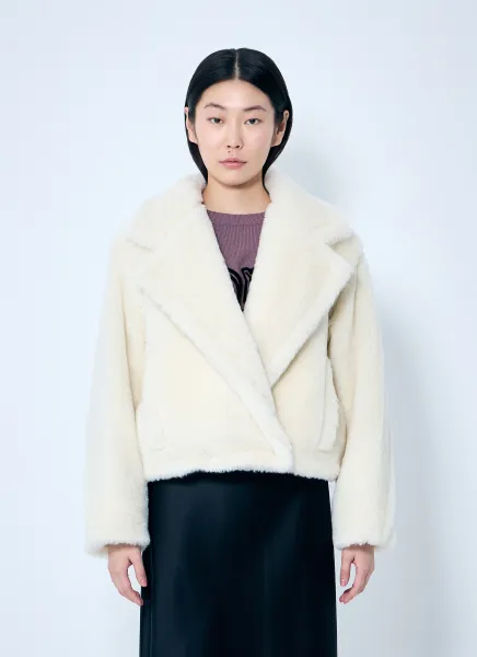 Cropped Teddy Bear Icon Coat