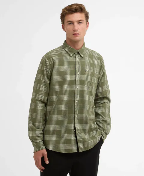 Heanes Waffle Check Long-Sleeved Shirt
