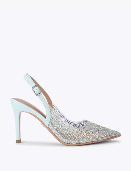 Carvela Sparkle Stiletto Heel Slingback Shoes