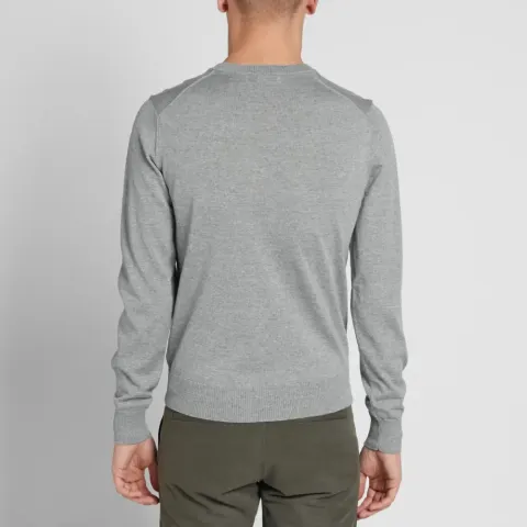 AMI Wolf Patch Crew Knit