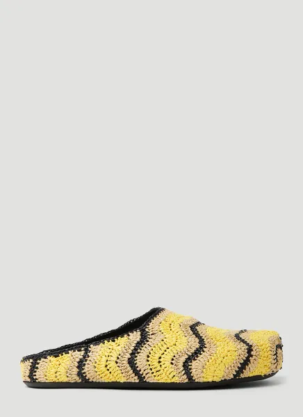 Fussbet Sabot Raffia Mules