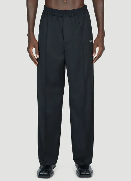 Wool Loose Track Pants