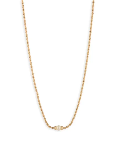 Lauren Ralph Lauren Rope Pearl Collar Necklace