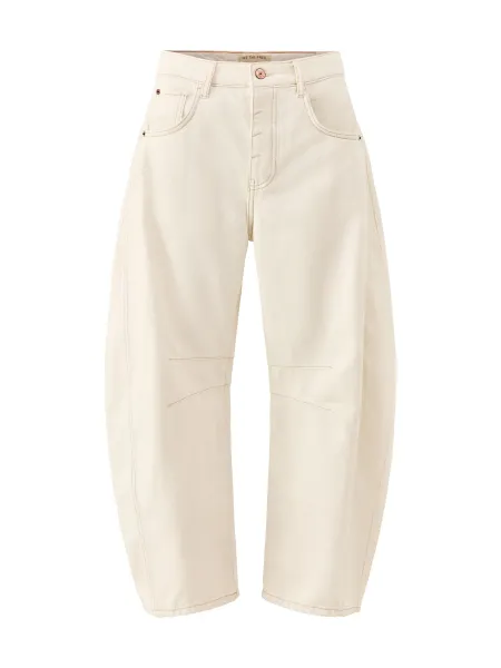 Free People Good Luck Mid Rise Barrel Milk